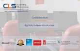 Big Data Systems Infrastructure · * Implementing Apache Nifi Cluster * Simple Integration Project with Apache Nifi Intro to Python Programming * Ingesting Data into Hadoop * Implementing