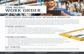 FIELD SERVICE REDEFINED: FAST, INTUITIVE & PREDICTIVE ... · 2BM Mobile Work Order and SAP Cloud Platform Mobile Services. 2BM Mobile Work Order can be implemented and ready to use