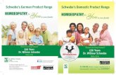 Schwabe's German Product Range Schwabe's Domestic Product ... · homoeopathy right from the beginning. Myth 8. Homoeopathy cannot be used in diabetic patients. Fact: It can! The minute