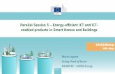 Parallel Session 3 Energy-eﬃcient ICT and ICT · Parallel Session 3 ... 15:20-15:30 Q&A Session Maria Laguna, EASME #H2020Energy. #H2020Energy 1 2 3 Open your browser Go to slido.com