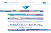 European inventory on validation of non-formal and ... · (Council of the European Union, 2016). Validation aims to make non-formal and informal learning visible socially, in the