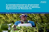 A Comprehensive Overview of Investments and Human Resource … · 2020-04-06 · A Comprehensive Overview of Investments and Human Resource Capacity in African Agricultural Research