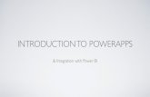 INTRODUCTION TO POWERAPPS€¦ · - London based Power BI consultant - Microsoft Valuable Professional (MVP) - London Power BI user group organiser - Amateur painter and a professional