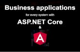 ASP.NET Core WebAPI & Angular - dotnetday · PDF file ASPNET 4.6 and ASPNET Core 1.0 ASPNET 4.6 .NET Framework 4.6 .NET framework libraries ASPNET Core 1.0 .NET core 1.0 .NET core