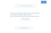 Detecting DDOS attacks using distributed processing frameworks · 2018-07-19 · analysis, namely Hive, Pig and Spark. Hive Hive is a tool which can be used for querying structured