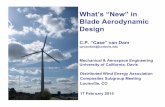 What’s “New” in Blade Aerodynamic Designdistributedwind.org/wp-content/uploads/2015/02/DWEA...2! What’s “New” in Blade Aerodynamic Design • Introduction • Concepts: