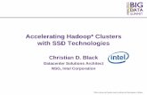 Accelerating Hadoop* Clusters with SSD Technologies · Apache* – 100% Open Source Intel ® Distribution for Apache Hadoop*, Cloudera* (CHD) Greenplum* (GDH),MapR* (MRH), Hortonworks*