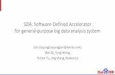 SDA: Software-Defined Accelerator for general …...SDA: Software-Defined Accelerator for general-purpose big data analysis system Jian Ouyang(ouyangjian@baidu.com), Wei Qi, Yong Wang,
