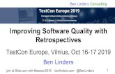 Improving Software Quality with Retrospectives Agile, Lean, Quality & Continuous improvement Freelance