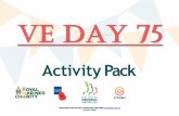 VE Day 75 Activity Pack...This year we are commemoratng i 75 years since VE-Day (Victory in Europe Day). Discover more about VE-Day and take part in some activities inspired by the