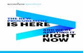 THE NEW PROCUREMENT - Accenture · an expert network of category teams and procurement specialists leverage the insights and digital platforms to deliver outcomes for all or parts