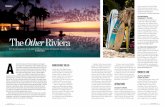 Other Riviera - Amber Gibsonambergibson.com/Magazine PDFs/NTL_0102_Travel_RivieraNayarit.pdf · WHY RIVIERA NAYARIT IS THE MOST STUNNING STRETCH OF MEXICO’S PACIFIC COAST BY AMBER