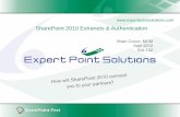 SharePoint 2010 Extranets & Authentication · SharePoint 2010 Security • SharePoint 2010 changes authentication • Uses classic mode and claims based authentication • Classic