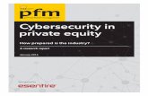 Cybersecurity in private equity - IT Best of Breedi.crn.com/.../eSentire_Cybersecurity_in_Private_Equity.pdfCybersecurity in Private Equity research report. We hope you enjoy reading