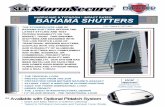 STORM SECURE BAHAMA PAGE...MARKET TODAY. OUR BAHAMA SHUTTERS ARE DESIGNED WITH HURRICANE & TYPHOON * IMPACT RATED BAHAMA SHUTTERS Title STORM SECURE BAHAMA PAGE Created Date 9/13/2016