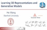Learning 3D Representations and Generative Modelsgraphics.stanford.edu/courses/cs348a-20-winter/LectureSlides/20cs3… · • Explicitly modeling data probabilistic density, learn