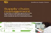 Supply chain management - Inicio Global: UPS · that supply chain tactics be aligned closely with a company’s strategic vision. World-class supply chain management is fundamentally