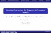 Variational Attention for Sequence-to-Sequence Models 2020-04-18آ  Variational Autoencoder (VAE) Kingma
