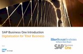 SAP Business One Introduction Your Business … · (dedicated integration solutions out-of-the-box) Integrates SAP Business One running in subsidiaries* with SAP Business Suite software