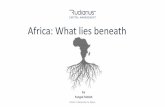 Africa: What lies beneath - Bcisconference · Africa: What lies beneath. 2. On the surface, Africa is the same old. Sources: various newspapers, Rudiarius Capital Management. 3-48.7%.