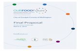 Final Proposal - Food Futurefoodfuture.ca/wp-content/uploads/Smart-Cities-Proposal.pdf · Final Proposal 1.0 Vision: Our Food Future Food is a fundamental requirement of life on this