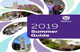 PART-TIME & DISTANCE STUDIES Summer Guide · PART-TIME & DISTANCE STUDIES Office of the Registrar Room 1120, Western Student Services Building London, ON N6A 5B8 519-661-2100 registrar.uwo.ca