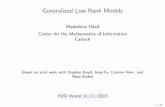Generalized Low Rank Models - Cornell University · Generalized Low Rank Models Author: Madeleine Udell [1ex]Center for the Mathematics of Information Caltech 1in Based on joint work