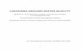 LOUISIANA GROUND-WATER QUALITY - USGS · contamination of freshwater aquifers degrades ground-water qual ity. Water color and hardness or iron concentration can also render ground