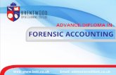 FORENSIC ACCOUNTING - bolc.co.uk Course Introduction: With the increasing level of prosecution for financial fraud, the demand for forensic accountants has been growing rapidly. BOLC