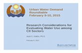 Kiefer Urban Water Demand Roundtable 2015 [Read-Only] · Urban Water Demand Roundtable February 9-10, 2015. ... Surveys of customers (audit or pre-audit level) Permits better definition
