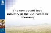The compound feed industry in the EU livestock economy · Feed material consumption by the EU compound feed industry Cakes & Meals 25% Pulses 5% Dairy products 1% Dried forage 3%