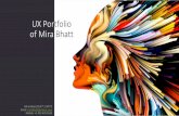 UX Portfolio of Mira MiraBhatt_UX   Gamification, UX Discovery Planning, Lean UX UX Leadership