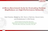 A Micro-Benchmark Suite for Evaluating Hadoop MapReduce …...Hadoop MapReduce 5 Performance of Hadoop MapReduce is influenced by many factors • Network configuration of cluster