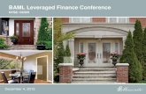 BAML Leveraged Finance Conference12-04-15… · BAML Leveraged Finance Conference NYSE: DOOR December 4, 2015 . 2 ... When used in this Investor Presentation, ... 12.0% $0 $5 $10