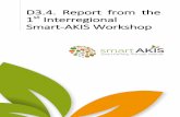 D3.4. Report from the - Home - Smart-AKIS...D3.4. Report from the 1st Interregional Smart-AKIS Workshop Demonstrations are a key factor for adoption: demonstration farms, peer groups,
