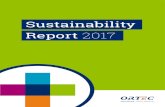 Sustainability Report 2017 - ORTEC | ORTEC€¦ · 2 ORTEC Sustainability Report 2017 ORTEC 3 EcoVadis Gold Leading by example is very ... we have enhanced our solution suite, provided