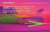 European Financial Services Digital Readiness Report · view of digital best practices. Using only publicly available information, the Accenture European Financial Services Digital