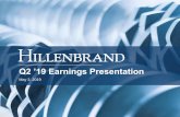Q2 ’19 Earnings Presentation...2019/05/01  · | Q2 ’19 Earnings Presentation Q2 FY 2019 Highlights •Consolidated Q2 2019 Highlights Revenue of $465 million increased 3% compared