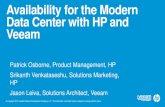 HP and Veeam Backup Modernizationgo.veeam.com/rs/veeam/images/Veeamon-SS-02.pdfhigh-end, and all-flash storage Reduce business risk with 99.9999% data availability –guaranteed! Ensure