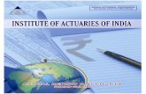 Institute of Actuaries of IndiaInstitute of Actuaries of India 2 / Annual Report & Accounts CONTENTS Subject Page No • Notice and Agenda for the AGM on 28.08.2010 3 • Minutes of