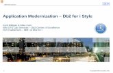 Application Modernization – DB2 for i Style · Approaches & Options\爀屮To understand the approaches to modernization that are based on DB2-coding techniques, you need to know\ഠthe