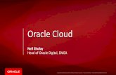 Oracle Cloud...Oracle Cloud Platform: Corporate IT and DBAs Rapid economics & provisioning Operations Software Hardware Facilities On-Premises 726 Steps Oracle Cloud 37 Steps On-Premise