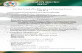 EDUCATION DIRECTOR REPORT… · 2019-11-29 · EDUCATION DIRECTOR REPORT Activities Report of the Education and Coaching Director 2017-2019 I/ Implementation of training activities