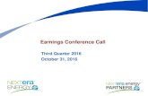 Earnings Conference Call - NextEra Energy · 2016 $5.85 - $6.35 2018 $6.60 - $7.10 (6% - 8% CAGR off a 2014 base)(2) NextEra Energy’s Adjusted Earnings Per Share Expectations(1)