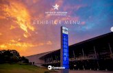 EXHIBITOR MENU - Webflow · Mini Crab Cakes $5.50 With spicy Cajun rémoulade Southwest Spiced Chicken Saté $4.75 Chipotle dipping sauce EXHIBITOR MENU AY BAILEY HUTCHISON CONVENTION