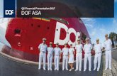 Q2 Financial Presentation 2017 DOF ASA ASA/IR/2017/DOF_Q2_2017.pdf · DOF ASA – Q2 presentation 2017 3 Improved utilisation compared to Q1 (72%) Skandi Buzios on-hire 8 years with