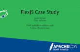 FlexJS Case Study - events.static.linuxfound.org · Jenkins • Behind VPN / internal • Runs on linux • Compiles project (via maven) on checkin • Runs sonar cube and FTPs to