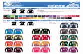 SUBLIMATED JERSEYS - Midwest VolleyballSUBLIMATED JERSEYS TEAM NAME - Choose Font, Colors, Layout and Placement for Team NameSTEP 3. (CIRCLE CHOICE) SELECT JERSEY BASE COLOR STEP 4.