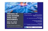 Trends in Lab Design and Case Histories - ISPE ISPE LA 7-31-19 Meeting flyer.pdfTrends in Lab Design and Case Histories Wednesday, July 31, 2019 4:00 - 7:00 pm About the Speakers: