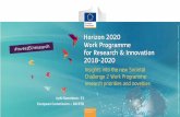 Insights into the new Societal Challenge 2 Work Programme: …ec.europa.eu/information_society/newsroom/image/document/2017-… · EIC pilot (€ 2.7 billion) Open innovation test